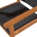 Set de comedor de jardín 5 pzas ratán sintético negro y marrón