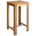 Set mesa de bar y sillas 3 piezas de madera de acacia maciza