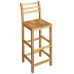 Set mesa de bar y sillas 3 piezas de madera de acacia maciza
