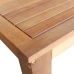 Set mesa de bar y sillas 3 piezas de madera de acacia maciza