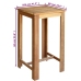 Set mesa de bar y sillas 3 piezas de madera de acacia maciza