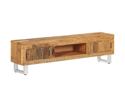 Mueble para TV madera maciza reciclada 140x30x40cm