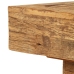 Mesa de centro de madera maciza reciclada 70x70x30 cm