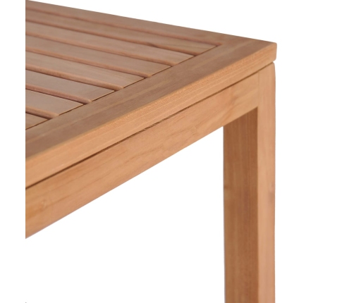 vidaXL Estantería de baño 4 niveles madera teca maciza 42x42x165 cm