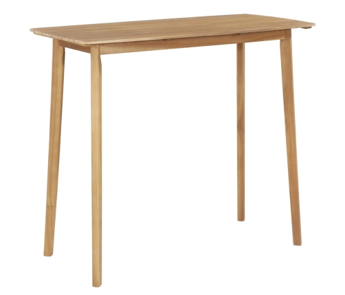 Set de comedor de jardín 5 piezas madera maciza de acacia