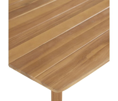 Set de comedor de jardín 5 piezas madera maciza de acacia