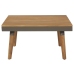 Juego muebles de jardín 4 piezas y cojines madera maciza acacia