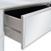 vidaXL Mesa consola de espejo de MDF y vidrio 106,5x38x76,5