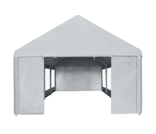 Carpa para fiestas PE gris 4x8 m