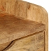 Mesita de noche de madera maciza de mango 40x30x59,5 cm