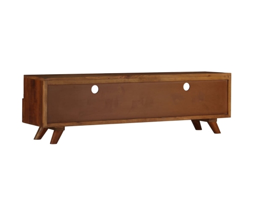 Mueble para TV de madera maciza reciclada 140x30x40 cm