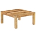 Mesa de centro de madera maciza de mango 80x80x40 cm