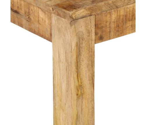 vidaXL Mesa de centro de madera maciza de mango 80x80x40 cm