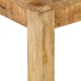 Mesa de centro de madera maciza de mango 80x80x40 cm