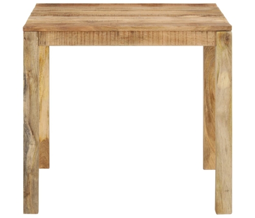 Mesa de comedor de madera maciza de mango 82x80x76 cm