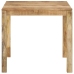 Mesa de comedor de madera maciza de mango 82x80x76 cm