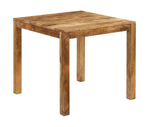 Mesa de comedor de madera maciza de mango 82x80x76 cm