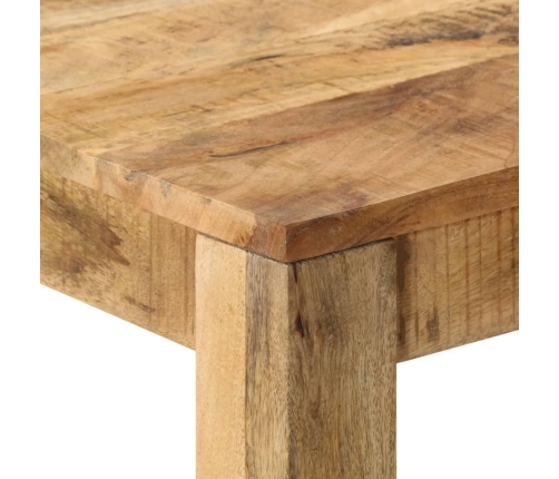 Mesa de comedor de madera maciza de mango 82x80x76 cm