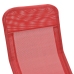 vidaXL Tumbonas plegables 2 unidades textilene rojo