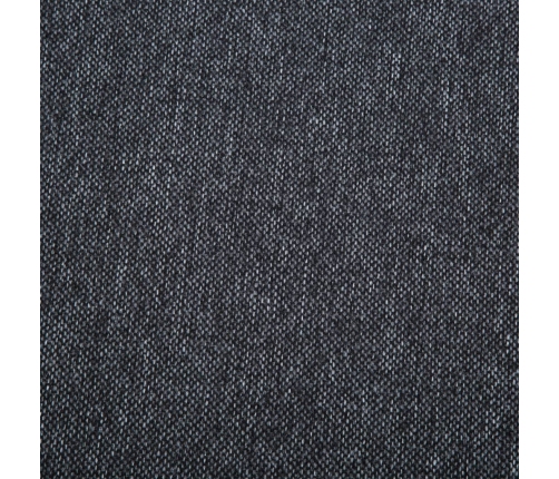 Sofá con forma de L tapizado tela gris oscuro 171,5x138x81,5 cm