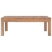 vidaXL Mesa de centro madera teca maciza acabado natural 110x60x40 cm