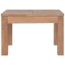 vidaXL Mesa de centro madera teca maciza acabado natural 60x60x40 cm