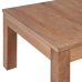 vidaXL Mesa de centro madera teca maciza acabado natural 60x60x40 cm