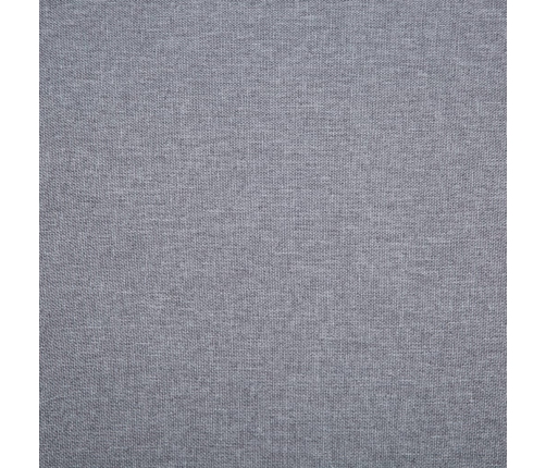 Sofá de 3 plazas tapizado de tela gris claro 172x70x82 cm