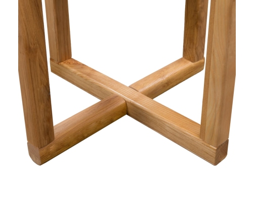 Mesa auxiliar de madera maciza de roble 40x50 cm