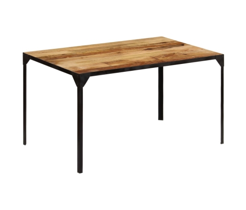 Mesa de comedor de madera maciza de mango 140x80x76 cm