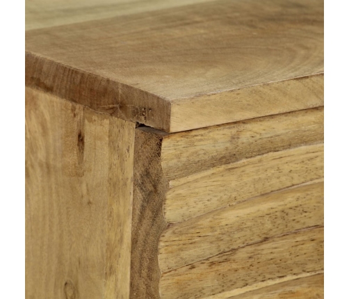 Aparador de madera maciza de mango 60x35x75 cm