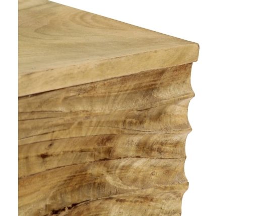 Aparador de madera maciza de mango 60x35x75 cm