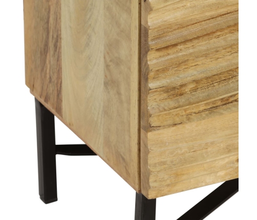 Aparador de madera maciza de mango 60x35x75 cm