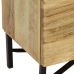 Aparador de madera maciza de mango 60x35x75 cm