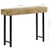 Mesa consola de madera maciza de mango 102x30x79 cm