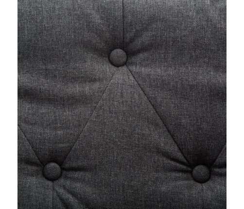 Sillón de tela gris oscuro