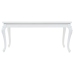 Mesa de comedor blanco brillante 179x89x81 cm