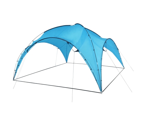 Carpa de fiesta arco azul claro 450x450x265 cm