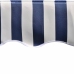 Toldo de lona azul y blanco 350x250 cm