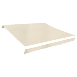 Toldo de lona blanco crema 350x250 cm