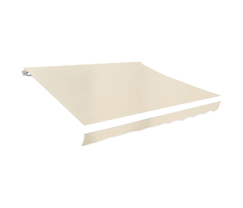 Toldo de lona blanco crema 350x250 cm