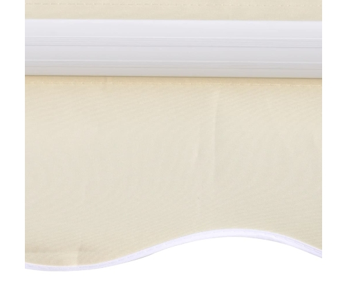 Toldo de lona blanco crema 350x250 cm