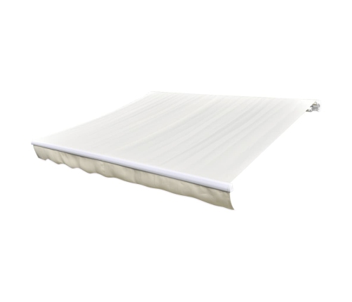 Toldo de lona blanco crema 500x300 cm