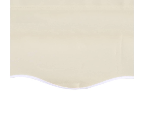 Toldo de lona blanco crema 500x300 cm