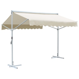 Toldo independiente 3x3 m color crema