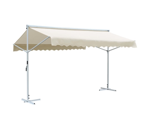 Toldo independiente 4x3 m color crema