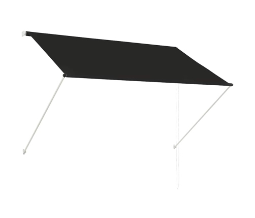 Toldo retráctil 200x150 cm gris antracita