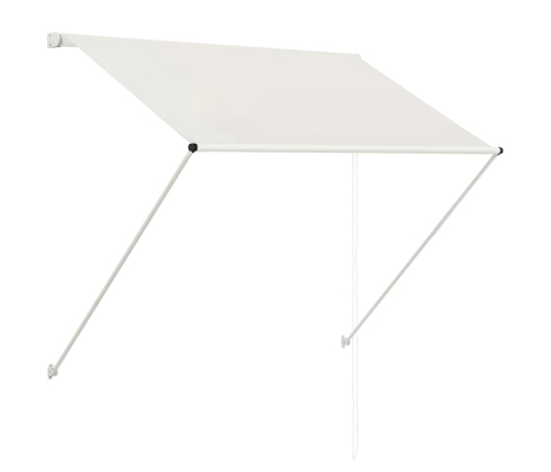 Toldo retráctil 150x150 cm crema