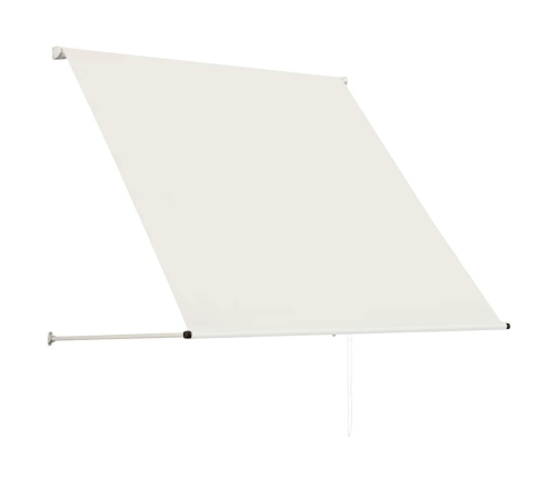 Toldo retráctil 150x150 cm crema