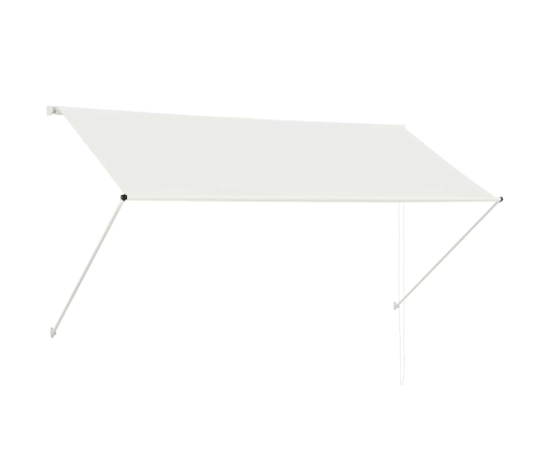 Toldo retráctil 250x150 cm crema